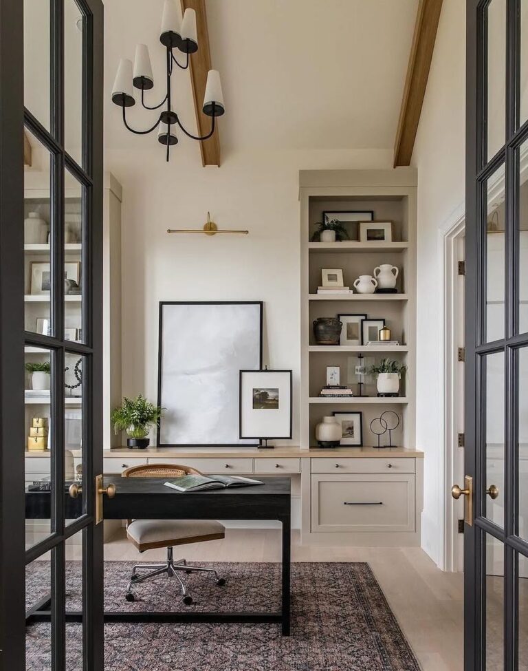 A Cozy Home Office That Works for Real Life