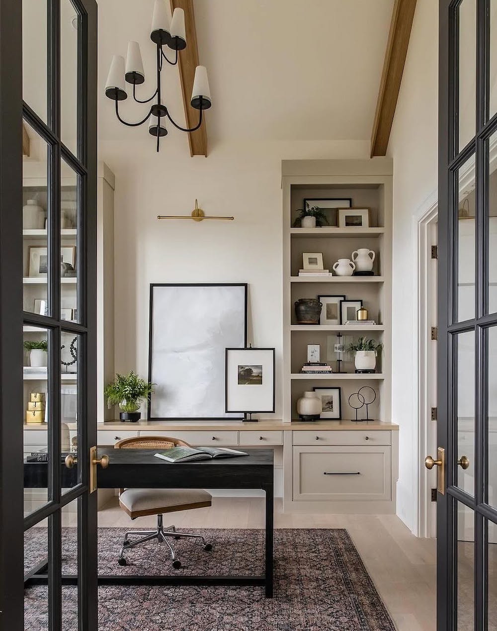 A Cozy Home Office That Works for Real Life